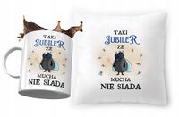 Zestaw Dla Jubilera Poduszka + Kubek Na Prezent Z Nadrukiem Ze Zdjęciem