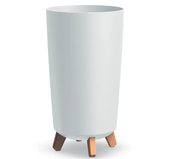 PROSPERPLAST Gracia Tubus Slim doniczka biała 44,5 x 23,9 cm