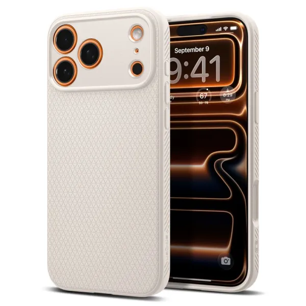 Etui Spigen Liquid Air na iPhone 17 Pro - tytanowe zdjęcie 1
