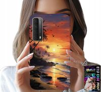 ETUI DO HUAWEI P SMART 2021 - PLAŻA, WAKACJE, TROPIKALNA WYSPA OBUDOWA