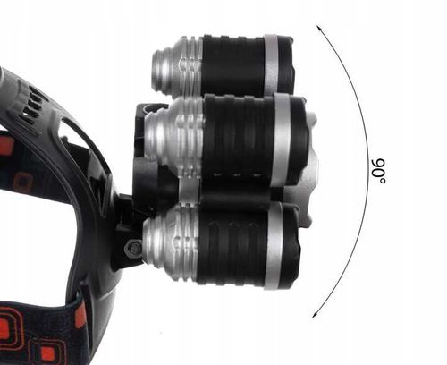 Latarka czołowa 5 x LED T6 CREE na Arena.pl