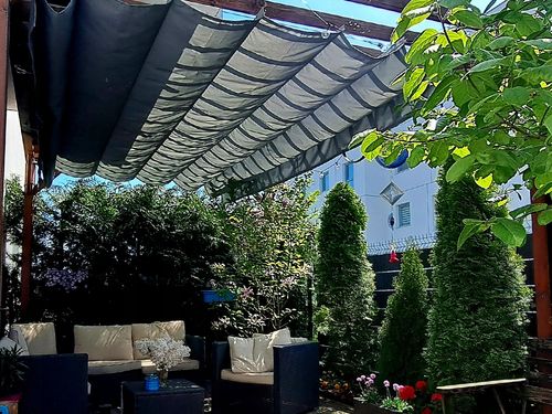 ROLETA RZYMSKA PRZECIWSŁONECZNA WODOSZCZELNA ZWIJANA NA DACH SZARA 2,5X3 na Arena.pl