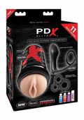 Masturbator Pdx Elite Z Korkiem Zestaw, Wibracja