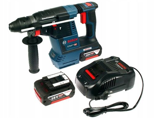 AKUMULATOROWY MŁOT GBH 18V-26 BOSCH 2x6,0Ah na Arena.pl