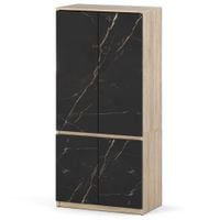 Szafa Garderoba Do Sypialni 80cm Posti Półki Drążek Sonoma San Sebastian