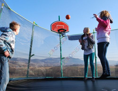 Kosz do trampoliny + piłka TR0016 na Arena.pl