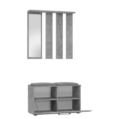 GARDEROBA OPAL II - BETON na Arena.pl