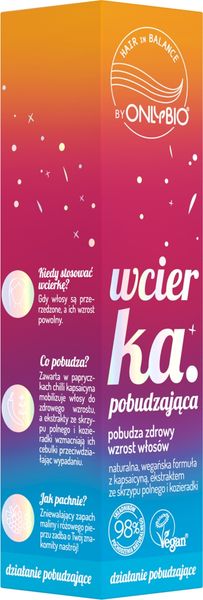ONLYBIO WCIERKA DO SKÓRY GŁOWY POBUDZAJĄCA 100 ML zdjęcie 2
