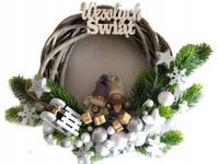 Wianek świąteczny Boże Narodzenie na drzwi stroik