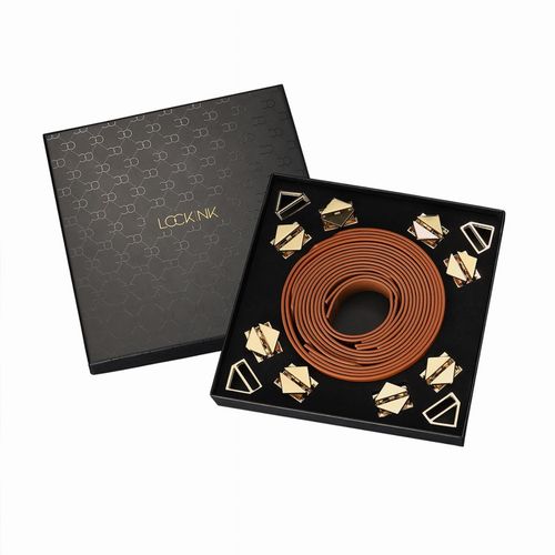 zestaw do krępowania 8-bondage-straps restraint set brown lockink na Arena.pl