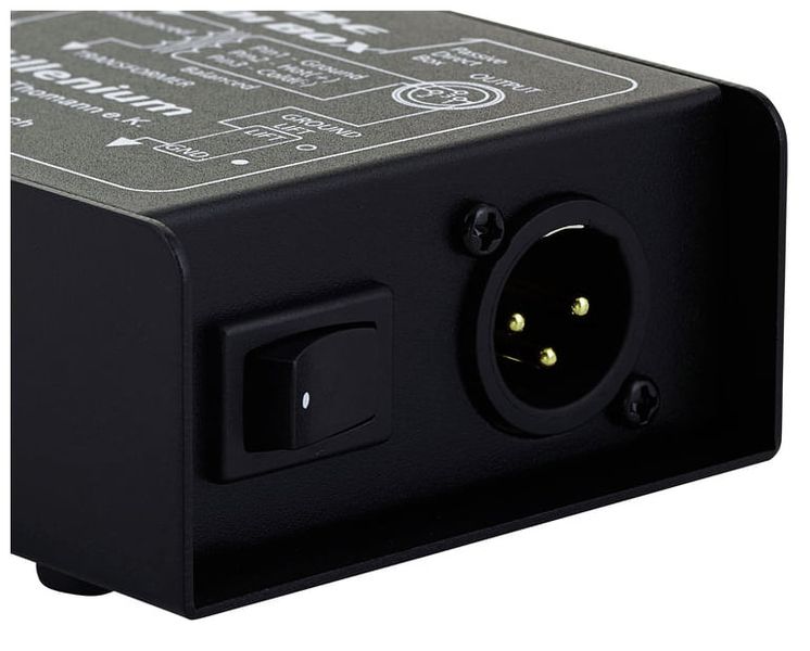 Pasywny mono DI Box symetryzator sygnału rozłączenie masy Millenium DI-E zdjęcie 3