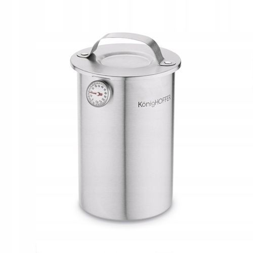 SZYNKOWAR z TERMOMETRE Zestaw Wędliniarski Garnek z SITKIEM 4L Konighoffer na Arena.pl