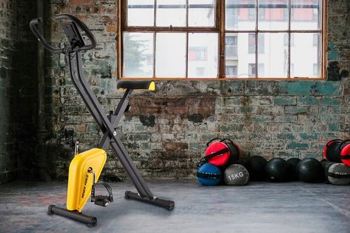 Rower Stacjonarny Składany Treningowy Rowerek do Ćwiczeń Fitness do 110kg na Arena.pl