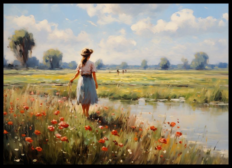 Plakat 70x50cm Wiejski Spokój zdjęcie 2