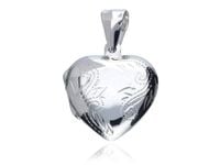 SREBRNY OTWIERANY SEKRETNIK PUZDERKO SERCE WZOREK