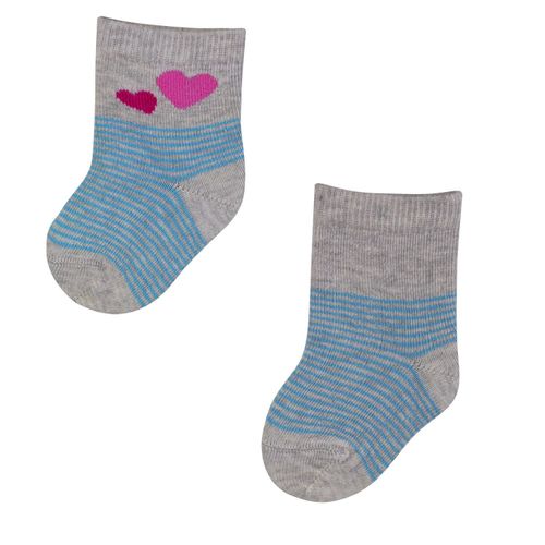 SKARPETKI WZOROWANE 0-2 LATA 18-20 wzór - dziewczynka na Arena.pl