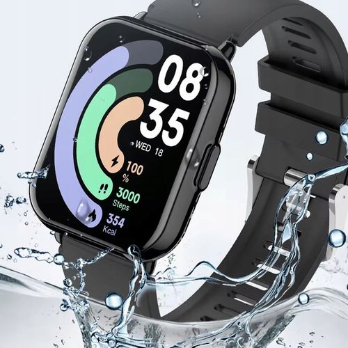 Smartwatch damski z funkcją rozmów i powiadomień puls kroki sen menu PL na Arena.pl