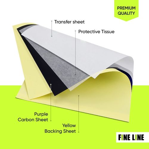 Kalka termiczna do tatuażu|papier transferowy|Fine Line 100 szt na Arena.pl