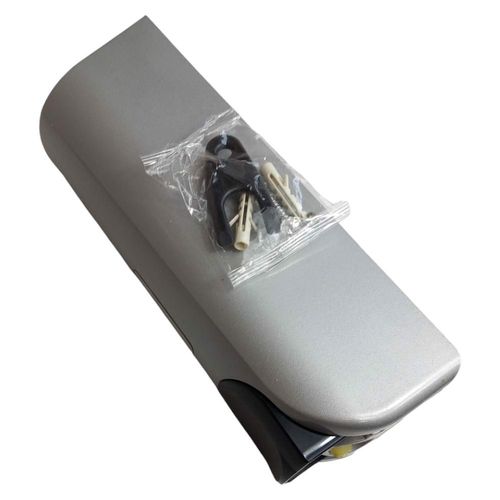 Dozownik Mydła Montowany na Ścianie 350 ml Srebrny na Arena.pl