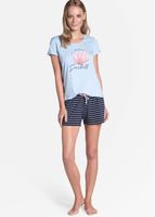 Piżama damska Henderson Tickle niebieska S