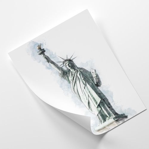 Plakat, Statua Wolności 50x70 na Arena.pl