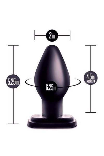 Anal Adventures Xl Plug Black zdjęcie 5