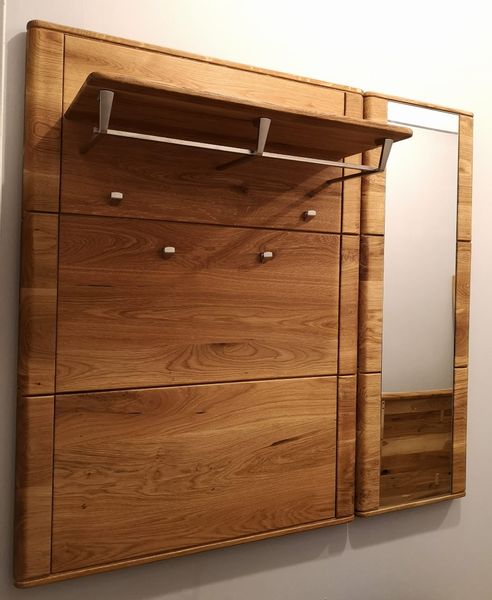 Panel, wieszak do przedpokoju dębowy Orio zdjęcie 5