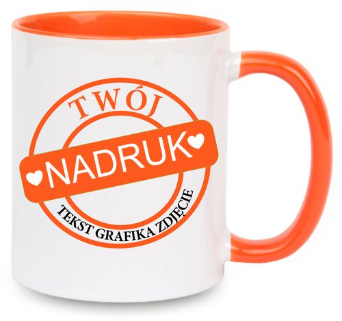 Kubek z nadrukiem zdjęcie grafika tekst logo prezent reklama Twój PROJEKT na Arena.pl