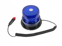 STROBOSKOP KOGUT NIEBIESKI MAGNES LAMPA OSTRZEGAWCZA POLICYJNA LED 12V 24V