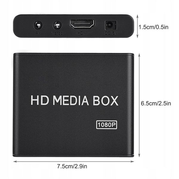 Odtwarzacz multimedialny 1080P zdjęcie 4