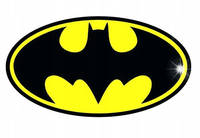 Strój BATMAN Kostium Superbohatera + maska + peleryna 4-6 lat 110-122