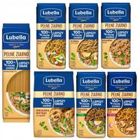 Makaron Lubella Pełne Ziarno ZESTAW MIX 7x 400g
