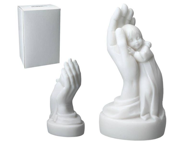 Dziewczynka na dłoni -alabaster grecki zdjęcie 1