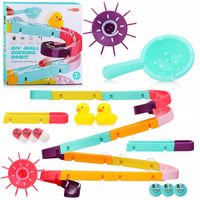 Zjeżdżalnia do Kąpieli Tor Zabawka Wanny Wodny Kulkowy Zestaw Zabawki Wody