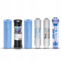 Zestaw Wkładów do Wody Pitnej BIO PROTECT Komplet Filtrów do Osmozy Serwis