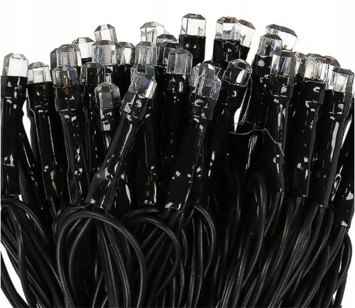 GIRLANDA ZEWNĘTRZNA 240LED 15M GRUBY ZIELONY KABEL FLESZ FLASH BŁYSK ISKRA na Arena.pl