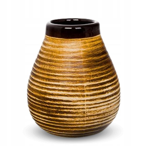 Matero do Yerba Mate Ceramiczne Tykwa Brąz 350ml zdjęcie 1