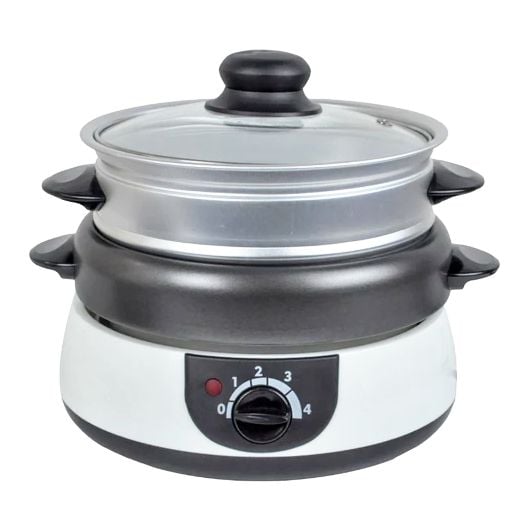 Multicooker wolnowar parowar 8w1 pojemność 1,5L garnek ceramiczny Hometech zdjęcie 1