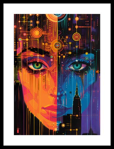 Plakat 25x35cm Cyfrowa Psyche na Arena.pl