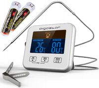 KUCHENNY TERMOMETR DO PIEKARNIKA WĘDZARNI GRILLA MIĘSA WODY z sondą BATERIE