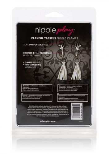 playful tassels nipple clamps silver na Arena.pl