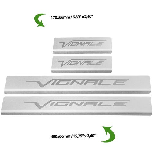 Listwa progowa FORD EDGE MK2 VIGNALE EDGE Stal nierdzewna 304 mat 4szt na Arena.pl