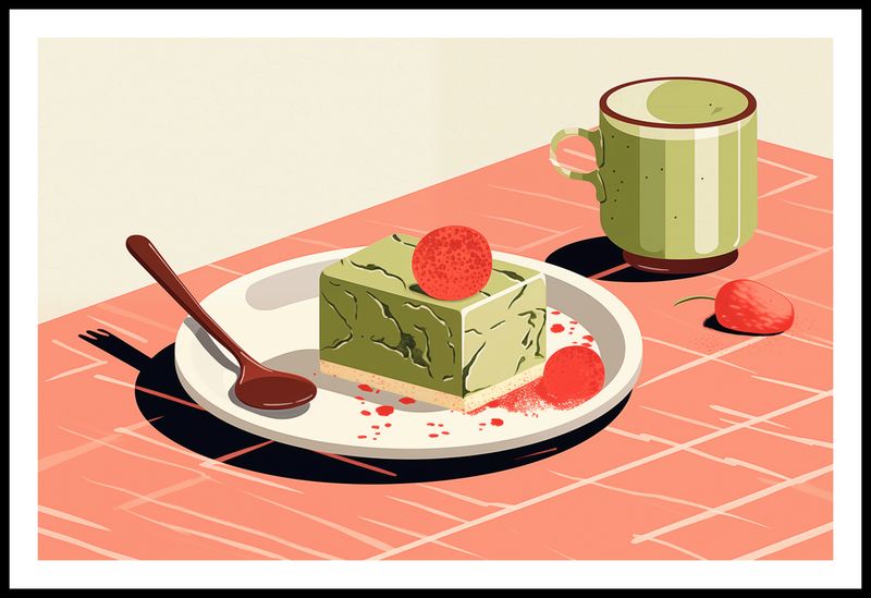 Plakat 86,4x56,8cm Deser Matcha zdjęcie 3