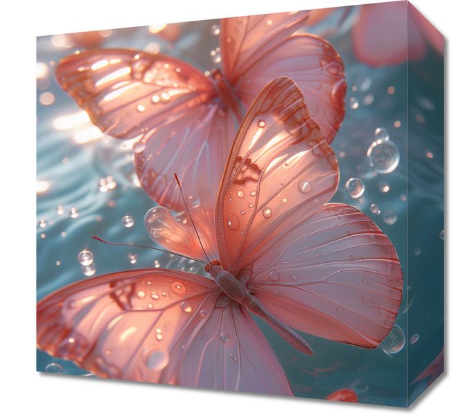 Obraz 30x30cm Świetliste Motyle zdjęcie 1