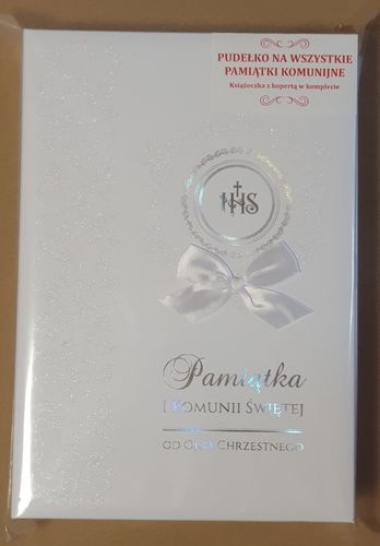 pudełko na wszystkie pamiątki komunijne od Ojca Chrzestnego na Arena.pl