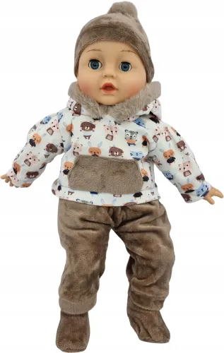 LALKA BOBAS MÓWI I ŚPIEWA PO POLSKU ZAMYKA OCZY 45CM+SMOCZEK+BUTELKA_751 na Arena.pl