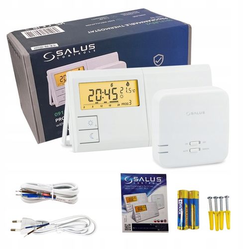 SALUS STEROWNIK REGULATOR 091FLRFV2 TERMOSTAT PIECA KOTŁA BEZPRZEWODOWY na Arena.pl