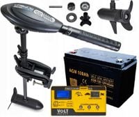 Silnik elektryczny zaburtowy Haswing 55lbs + Akumulator 100Ah +Ładowarka