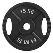 Talerz Olimpijski Żeliwny TOD HMS 15 kg Obciążenie 51 mm Grip Plate