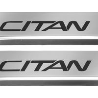 Listwa progowa MERCEDES CITAN W415 W415 Stal nierdzewna 304 połysk z czarny